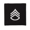 Army Staff Sergeant 2X2 Black with Hook FASTNER view 1
