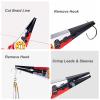 LINFFSTR Aluminum Fishing Pliers and Fishing Lip Gripper for Cut Line Remove Hook Crimp Sleeves Easy to Catch and Release Fish Lightweight Fishing Tackle Pliers Red Fishing Gear Accessories view 2