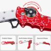 LINFFSTR Aluminum Fishing Pliers and Fishing Lip Gripper for Cut Line Remove Hook Crimp Sleeves Easy to Catch and Release Fish Lightweight Fishing Tackle Pliers Red Fishing Gear Accessories view 3