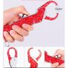 LINFFSTR Aluminum Fishing Pliers and Fishing Lip Gripper for Cut Line Remove Hook Crimp Sleeves Easy to Catch and Release Fish Lightweight Fishing Tackle Pliers Red Fishing Gear Accessories view 4