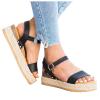 ZBYY Women's Platform Sandals Summer Espadrille Wedge Ankle Strap Open Toe Sandals Casual Flatform Platform Beach Sandals view 2