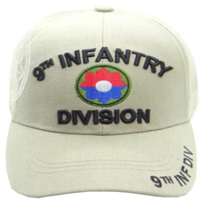 9th Infantry Division Emblem Beige Baseball Cap