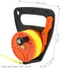 Folanda Dive Reel with Thumb Stopper (#4), 150ft, Stainless Steel, Portable Diving Reel, Multi-Purpose, for Cave and Wreck Exploration, Recreational Diving, Spear Fishing view 2