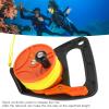 Folanda Dive Reel with Thumb Stopper (#4), 150ft, Stainless Steel, Portable Diving Reel, Multi-Purpose, for Cave and Wreck Exploration, Recreational Diving, Spear Fishing view 3