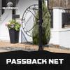 Silverback Multi-Sport Training Rebound Passback Net - Basketball Rebounder - Multisport Rebounder,Black view 2