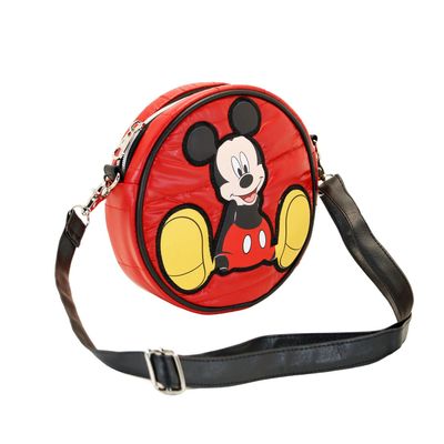 KARACTERMANIA Padding Round Shoulder Bag Shoes, Red