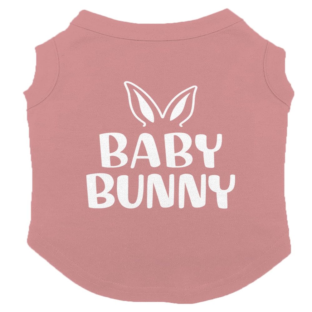 Baby Bunny - Little Rabbit Dog Shirt (Mauve, Small)