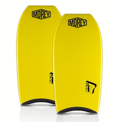 MOREY Boogie Board Mach 7, Pro Bodyboard; Body Boards for Beach, Embedded Rod for Durability, Engineered with HDPE Slick Bottom for Speed. 2 Pack (42")