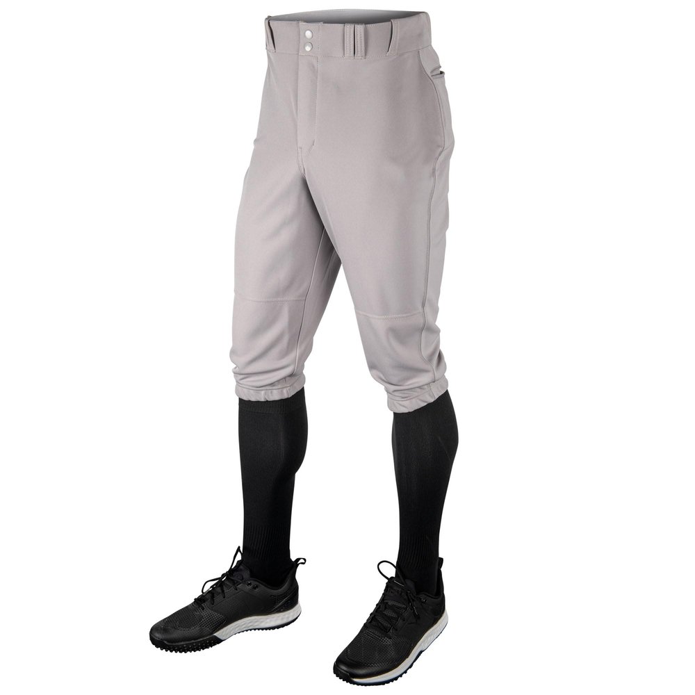 MVP Baseball Knickers, Youth Small, Grey