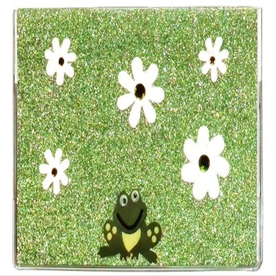 Passport Cover Covid Vaccination Card Holder Cover Sturdy Vinyl Vaccine Travel Wallet (Frog)