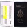 Passport Cover Covid Vaccination Card Holder Cover Sturdy Vinyl Vaccine Travel Wallet (Frog) view 3