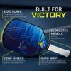 JOOLA Ben Johns Hyperion CAS 16 Pickleball Paddle - Carbon Abrasion Surface with High Grit & Spin, Sure-Grip Elongated Handle, 16mm, with Polypropylene Honeycomb Core, USAPA Approved view 3