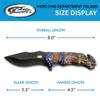 SZCO Supplies Tactical Folding Knife  8" Assisted Open Pocket Knife with Seatbelt Cutter, Glass Breaker, and Decal  Stainless Steel Blade for Rescue, EDC, and Emergency Use view 2