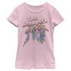 Marvel girls Marvel Classic Avengers Short Sleeve Tee T Shirt, Light Pink, X-Large US view 1