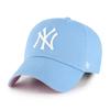 '47 New York Yankees Ballpark Clean Up Dad Hat Baseball Cap - Columbia Blue Columbia Blue, White, Pink One Size view 1
