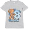 Marvel Girl's Groot 8TH Bday T-Shirt, Athletic Heather, X-Large view 1