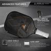 JOOLA Essentials Performance Pickleball Paddle with Reinforced Fiberglass Surface and Honeycomb Polypropylene Core, Black view 3
