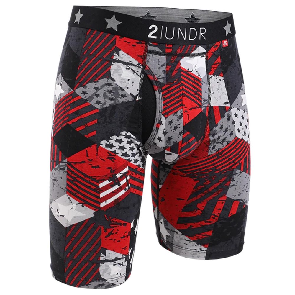 2UNDR Mens Swing Shift 9" Boxer Long Leg Underwear