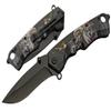 SZCO Supplies 8 Native Wolf Decal Liner Lock Assisted Open Tactical Rescue Professional Folding Knife view 1