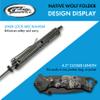 SZCO Supplies 8 Native Wolf Decal Liner Lock Assisted Open Tactical Rescue Professional Folding Knife view 4