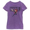 Marvel girls Marvel Classic Brick Widow Short Sleeve Tee T Shirt, Purple Berry, X-Small US view 1
