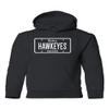 CornBorn Iowa Youth Apparel - Blackout Hawkeyes License Plate - Black - M view 1