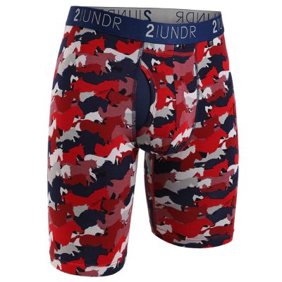 2UNDR Mens Swing Shift 9" Boxer Long Leg Underwear