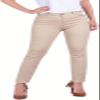 2Luver Women's School Uniform Pants with 5 Pocket Mid-Rise Classic 608d Work Khaki 19 view 1