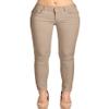 2Luver Women's School Uniform Pants with 5 Pocket Mid-Rise Classic 608d Work Khaki 19 view 2