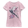 Marvel Girl's Spider Gwen Birthday T-Shirt, Pink, Small view 1
