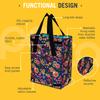 Po Campo Bags Bike Accessories  Orchard Grocery Pannier  Rear Rack Bicycle Storage Bag  Waterproof, Large Bicycle Pannier for Shopping, Urban Commuting, Travel (Black Ripstop) view 3