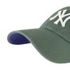 '47 New York Yankees Adjustable Cap Clean Up MLB, Moss Green, White, Lavender, One Size view 2