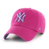47 New York Yankees Ballpark Clean Up Dad Hat Baseball Cap - Orchid Pink One Size view 1