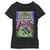 Marvel girls Marvel Classic Strange Glow Short Sleeve Tee T Shirt, Black, X-Small US view 1