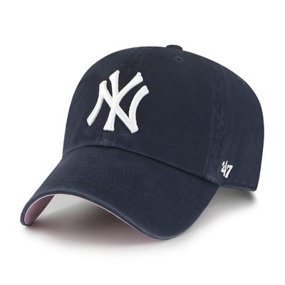 PINK UV HAT WITH NEW YORK YANKEES LOGO BY 47 BRAND