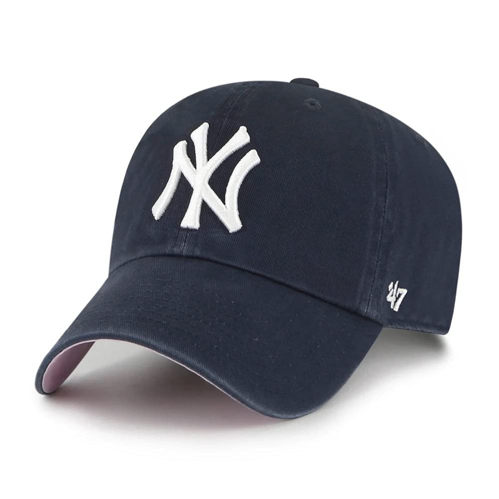 PINK UV HAT WITH NEW YORK YANKEES LOGO BY 47 BRAND