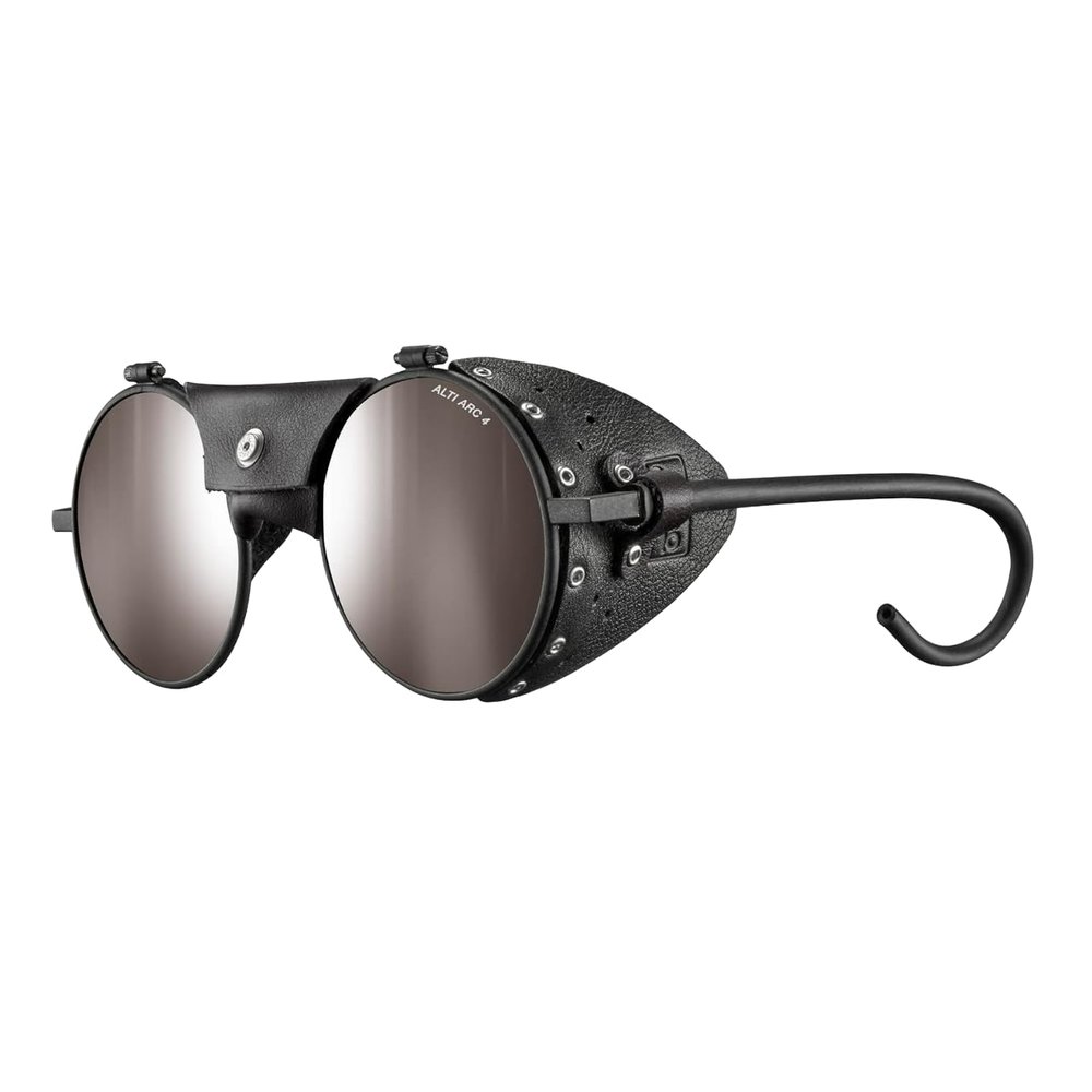 Julbo Vermont Classic Heritage Sunglasses - Black/Black Frame - Brown w/Silver Mirror Lens (Alti Arc 4)