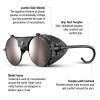 Julbo Vermont Classic Heritage Sunglasses - Black/Black Frame - Brown w/Silver Mirror Lens (Alti Arc 4) view 2