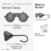 Julbo Vermont Classic Heritage Sunglasses - Black/Black Frame - Brown w/Silver Mirror Lens (Alti Arc 4) view 4