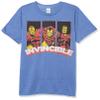 Marvel Kid's Super Invincible T-Shirt, Royal Blue Heather, Medium view 1