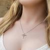 Special Wife, You are Getting More Beautiful Each Day and My Love for You is Growing Deeper, Wife Cross Dancing Necklace from Husband view 3