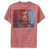 Marvel Kid's Vibrant Iron Man T-Shirt, Red Heather, X-Large view 1