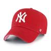 '47 New York Yankees Adjustable Cap Clean Up MLB, Red, White, Pink, One Size view 1