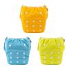 ALVABABY Baby Swim Diapers 3pcs One Size Reuseable Washable & Adjustable for Swimming Lesson & Yellow Orange Blue 3SWY19