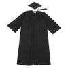 ABOOFAN 2021 Grad Gown Board Hat for Graduation Gown and Cap Black Formal Gown Graduation Caps for Robes for Black Formal Dress Plain Weave Graduation Hat Tassel view 1