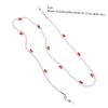 Holibanna Kawaii Accessories Kawaii Accessories Beaded Bead Eyeglass Chains Eyeglass Chains Clip Glasses Strap Lanyard Holder for Sunglass Women Girl Glasses Holder Women Sunglasses view 2