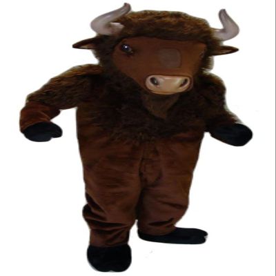FurryWu Studio New Buffalo Cow Mascot Costume Adult Size Mascotte Mascota Carnival Party Cosply Fancy Dress Suit