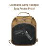 BOMTURN Tactical Backpack Sling Bag - 1000D Waterproof Military Backpack // Chest Bag // CCW Bags Outdoor Shoulder Bag with USA Patch for Every Day Carry view 2