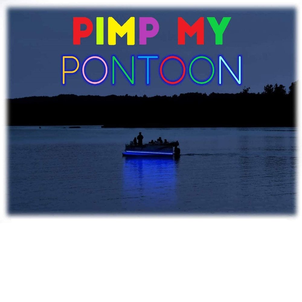 Pimp My Pontoon Multi-Color LED Light kit Color-Changing DIY Under Deck Light Strings with Remote 19ft