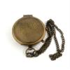 ANTIQUANA Brass Compass Unique Print 'Not All Those Who Wander are Lost' Engraved Compass with Leather Case and Chain A Great Gift Item for Your Loved Ones, Brown view 4